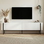 Nordure Nexus Mesa de TV Blanco y Negro